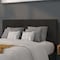 Flash Furniture Full Bedford, Headboard, Black Fabric HG-HB1704-F-BK-GG - alternate 1
